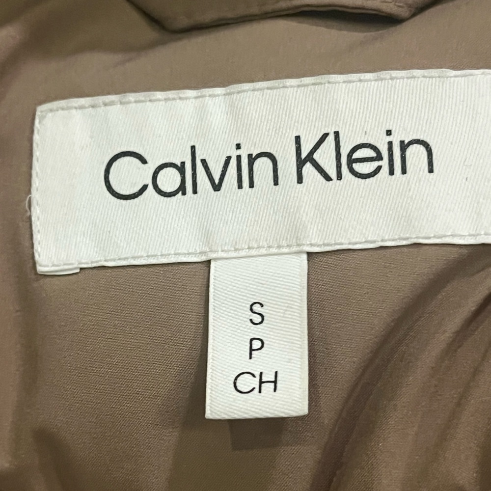 Calvin Klein Tan Puffer Jacket size S - Picture 5 of 9